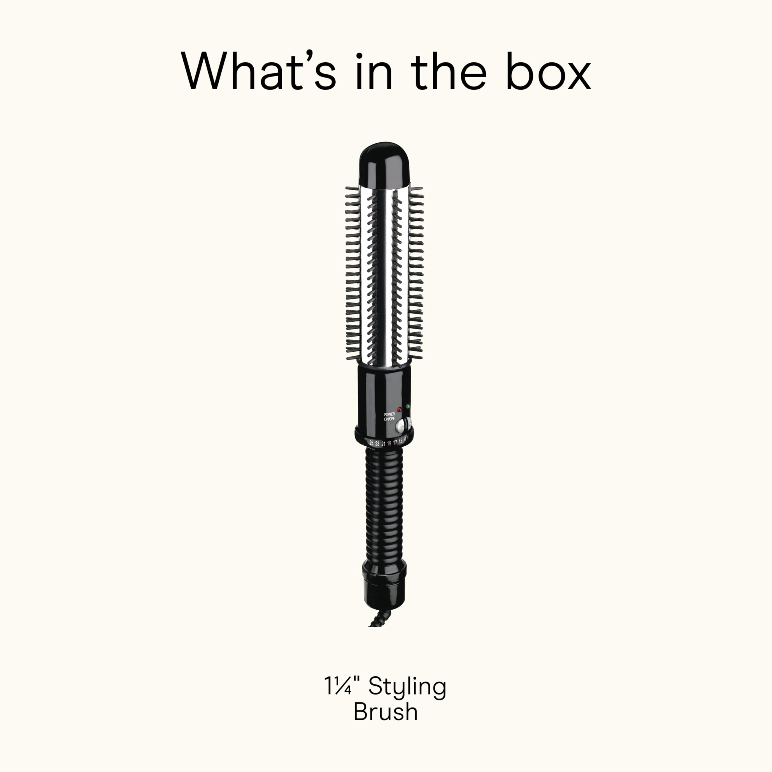 Conair brush packed for travel with dual voltage and compact convenience