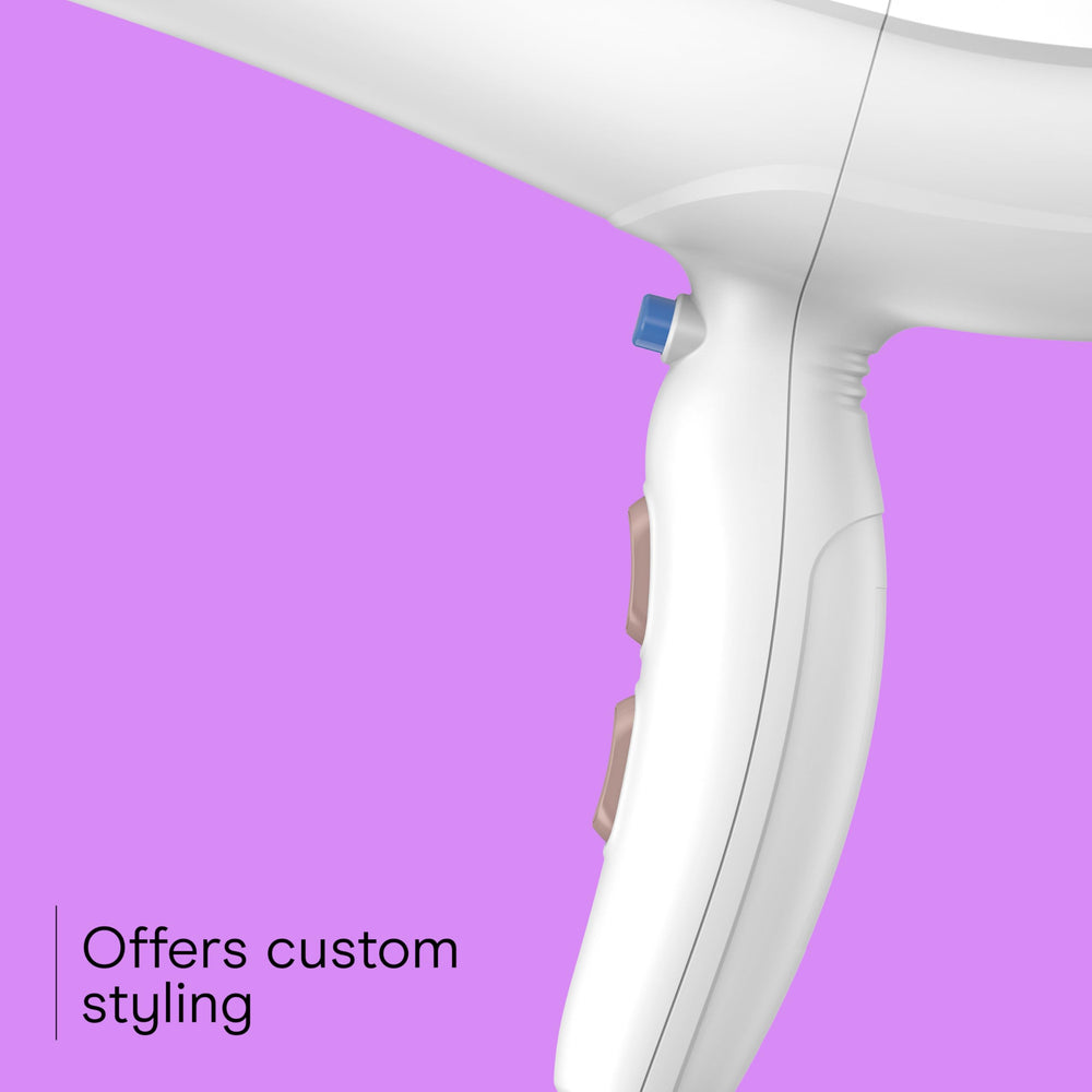 Conair double ceramic hair dryer concentrator nozzle focused airflow for smooth results