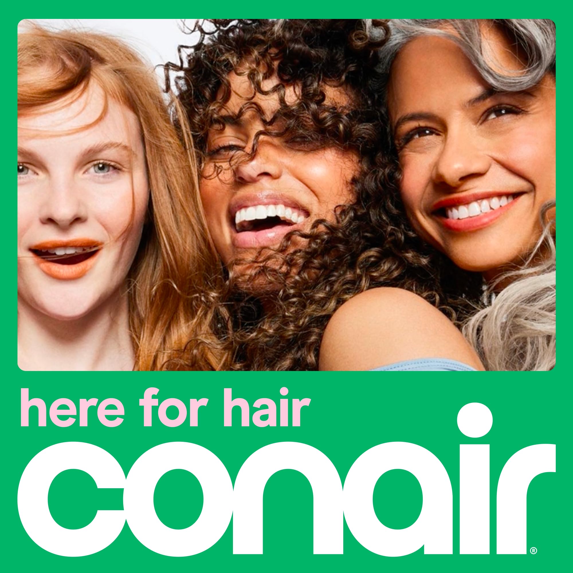 Conair GIRLBOMB packaging and contents showing included attachments