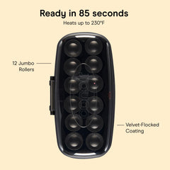 Conair heating base with rollers warming up for quick styling benefit