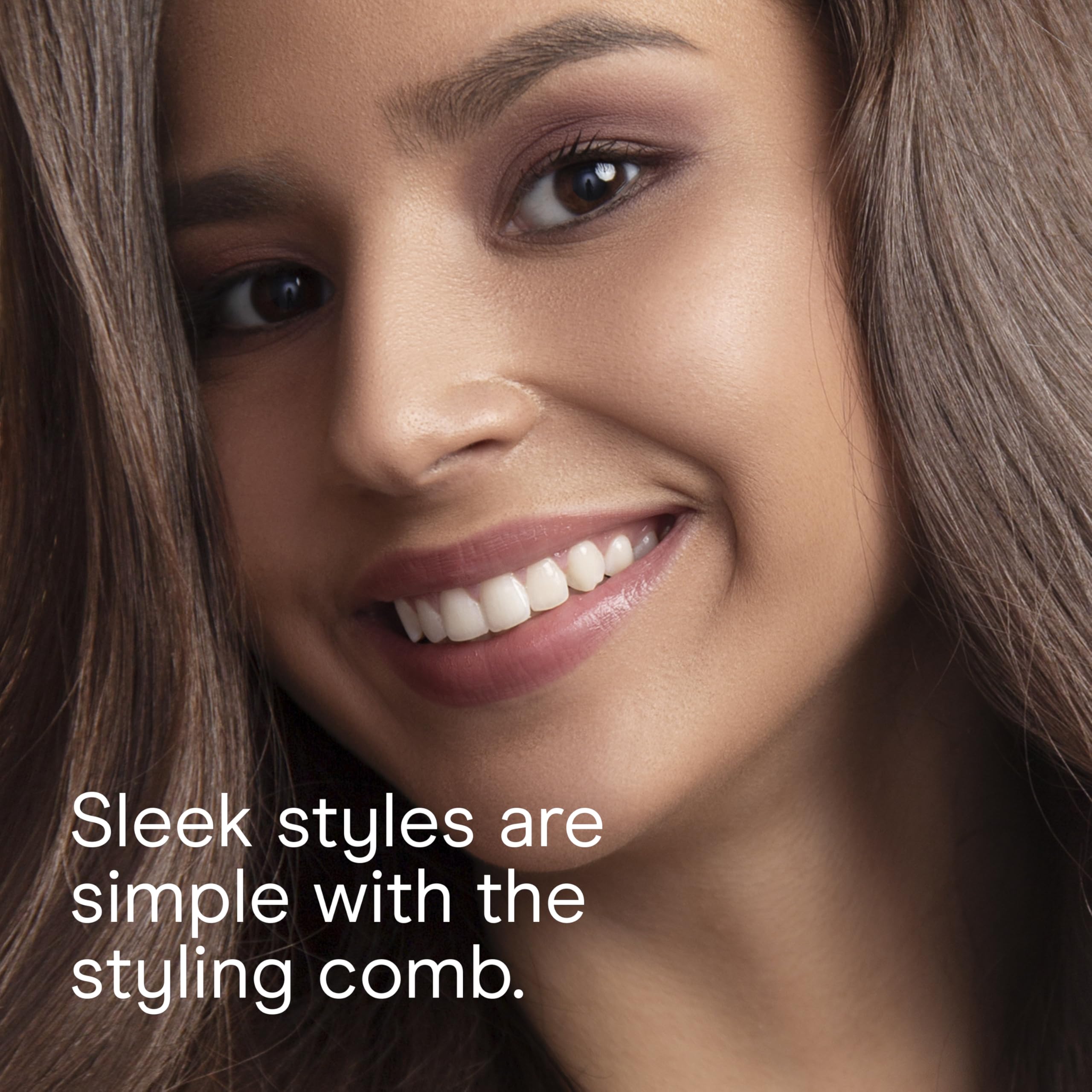 Conair dryer in use creating lifted volume for fuller-looking hair