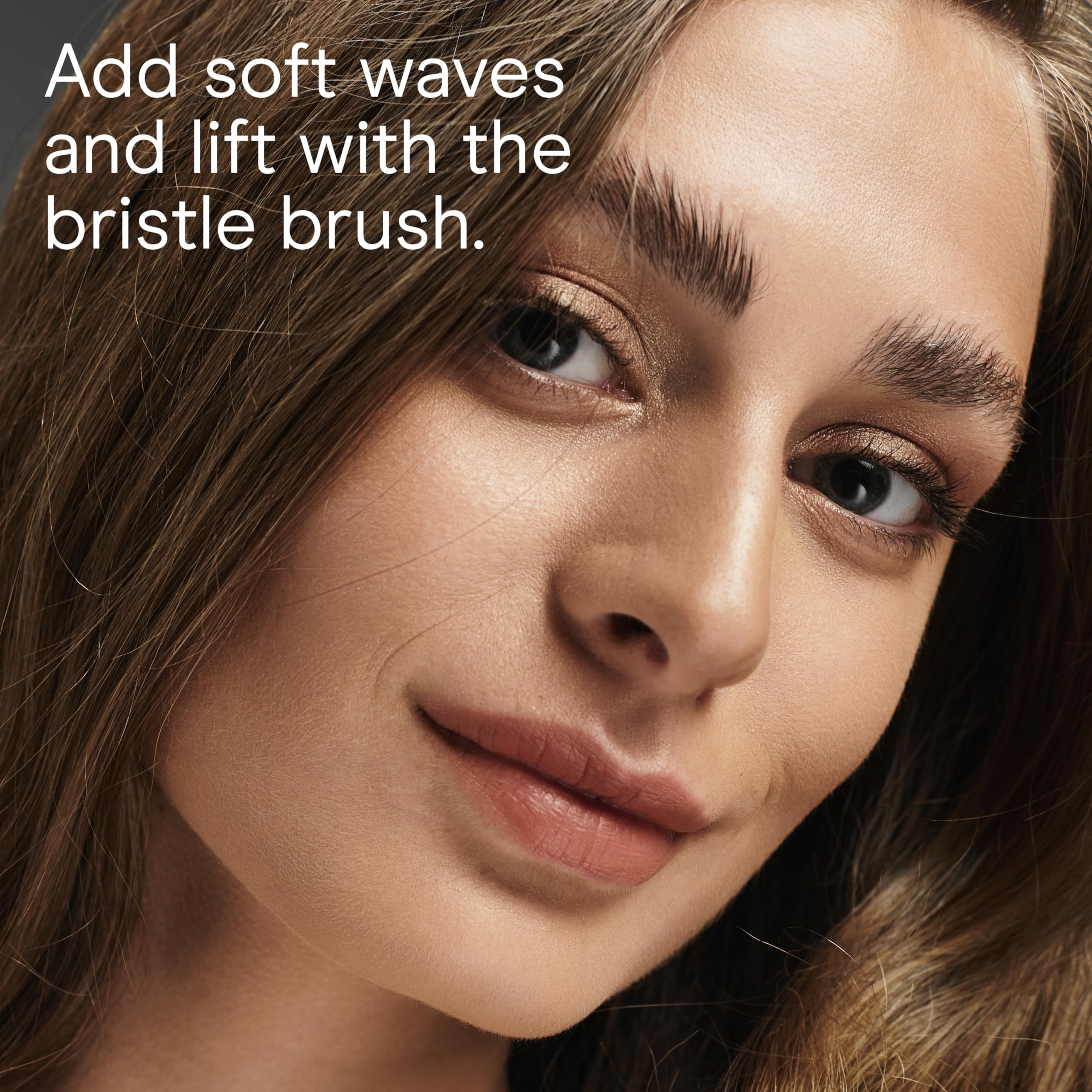 Conair dryer smoothing hair while styling for sleek, low-frizz results
