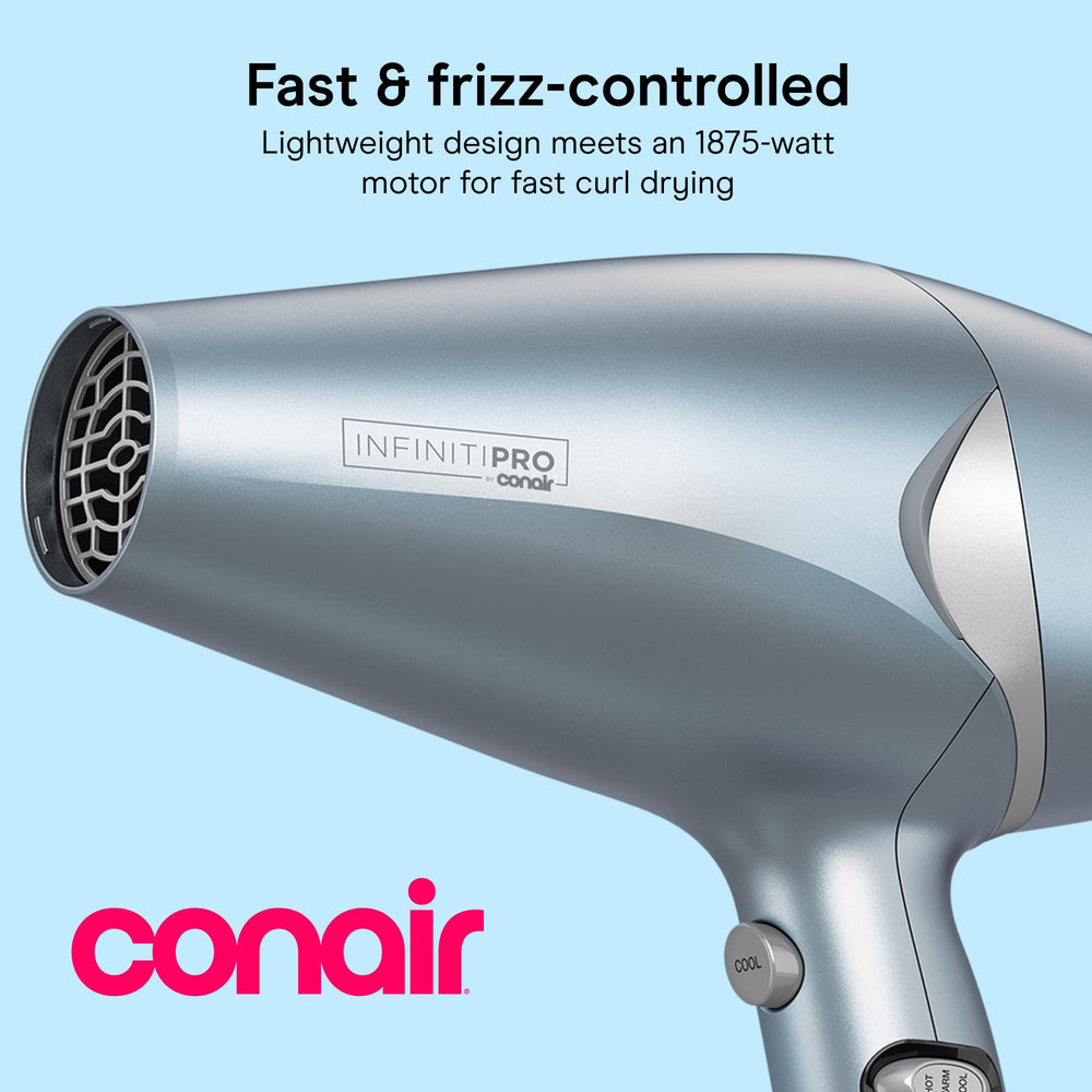 Conair InfinitiPRO diffuser attachment close-up enhances curl definition and volume