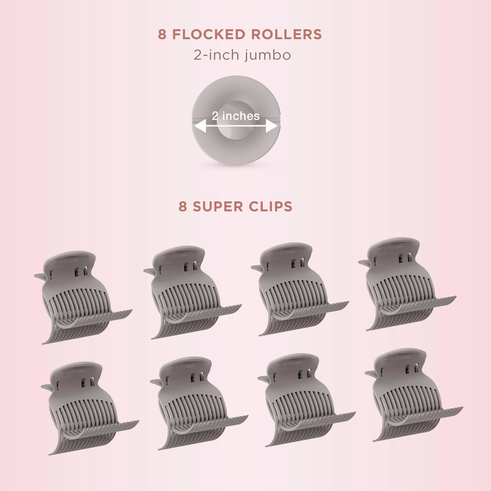 Conair InfinitiPRO close-up of ceramic flocked roller showing smooth heat protection