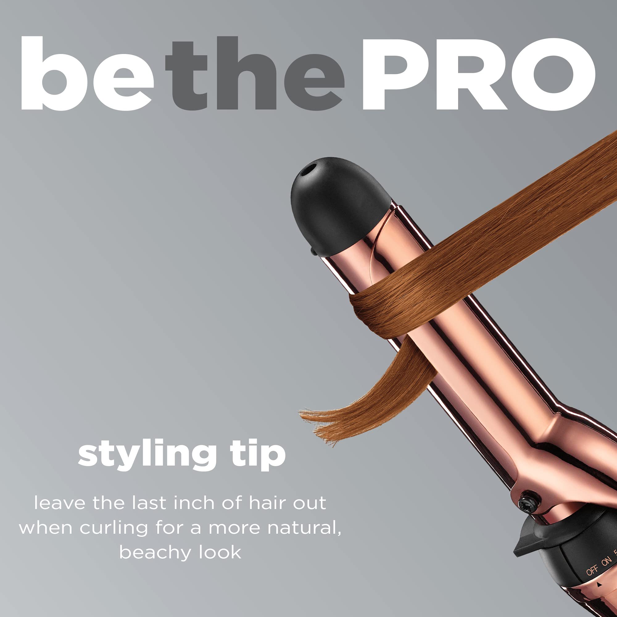 Conair INFINITIPRO long swivel cord displayed for flexible maneuvering