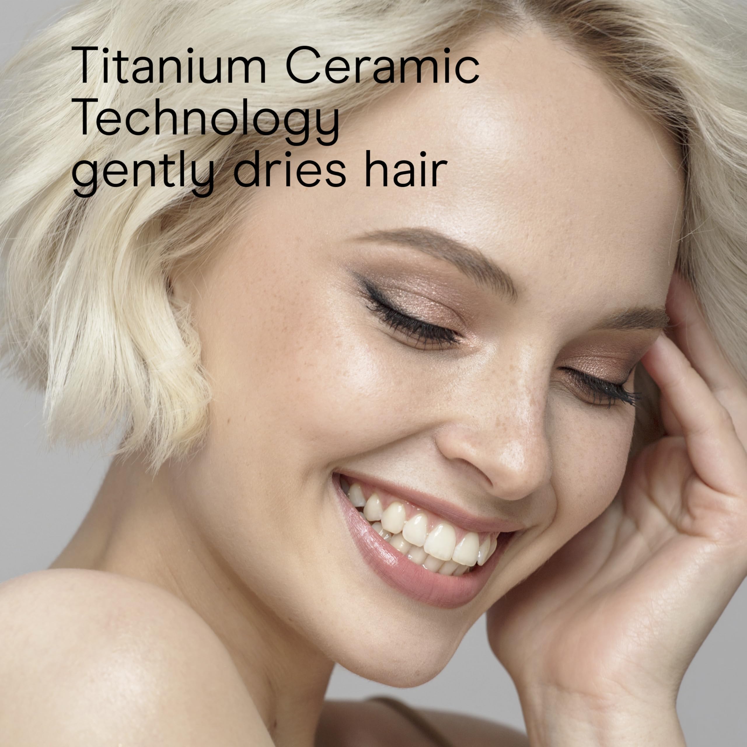 Conair INFINITIPRO titanium ceramic element texture for even heat protection