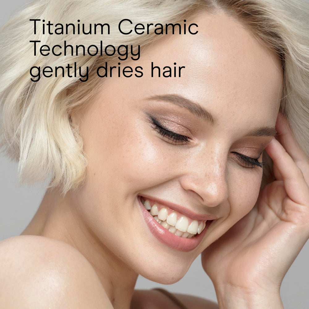 Conair INFINITIPRO titanium ceramic element texture for even heat protection
