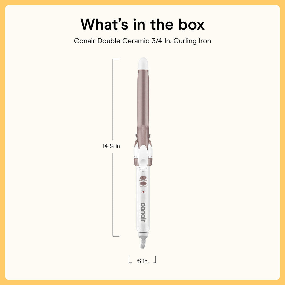 Conair packaging with cord arranged to show included components and portability