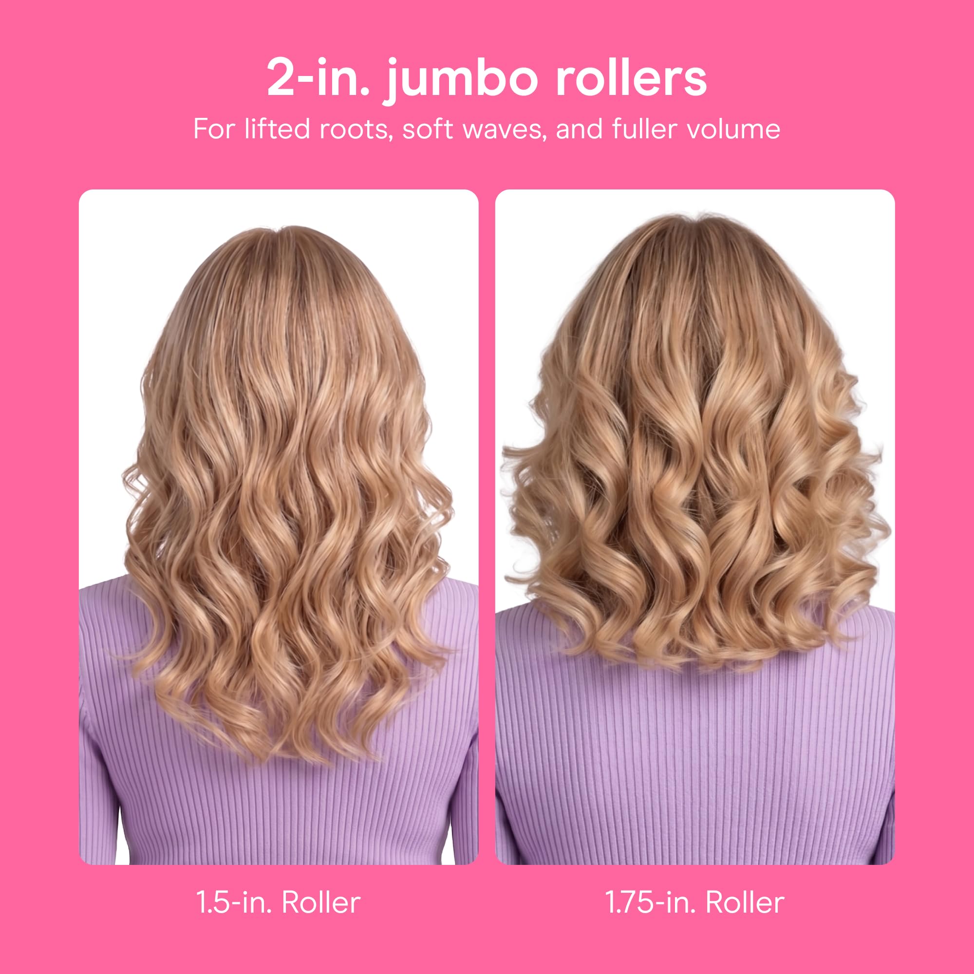 Conair super clip detail demonstrating secure hold for steady roller placement