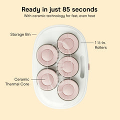 Conair super clip detail securing rollers for reliable hold while styling