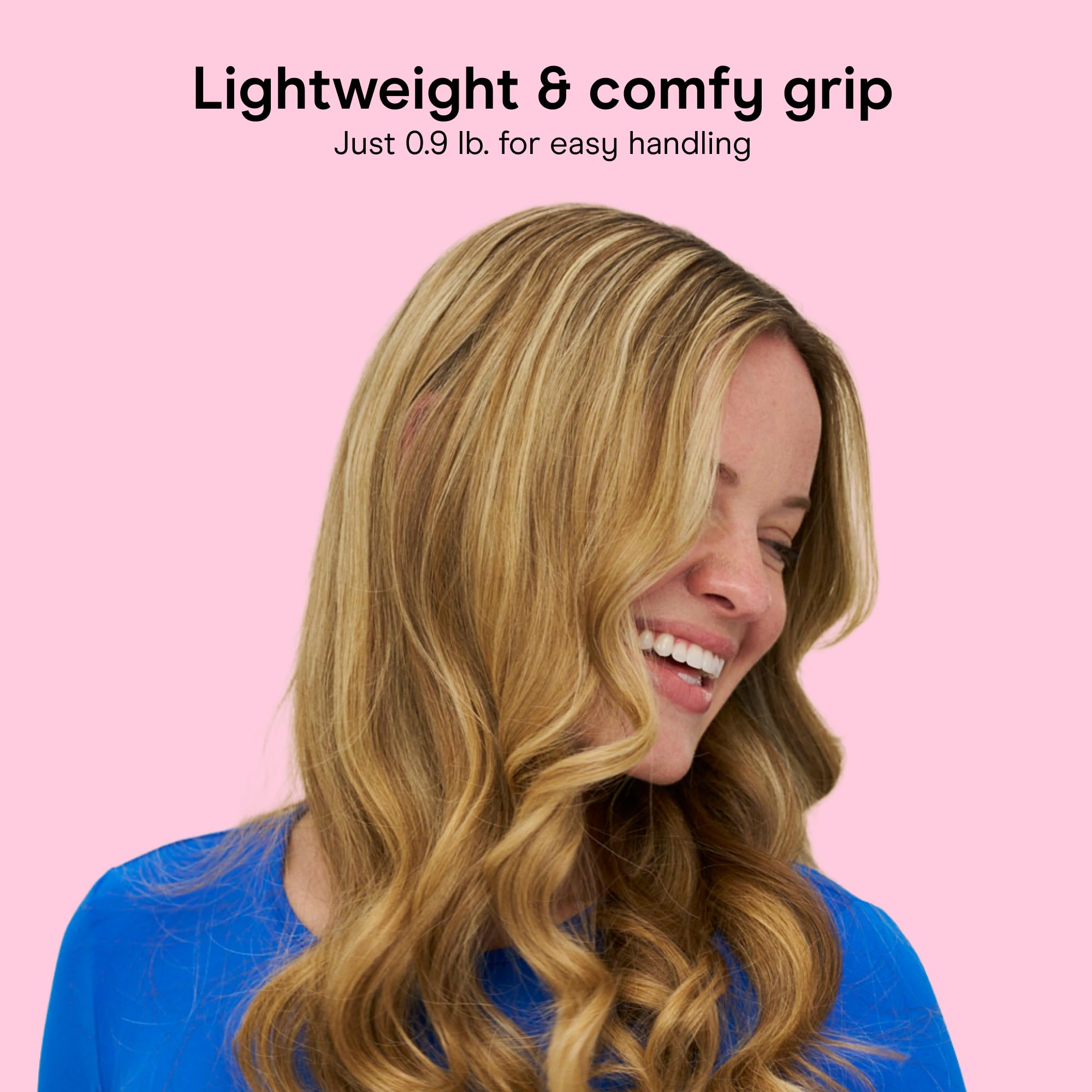 Conair swivel cord and plug pictured to show tangle-free flexibility and reach benefit