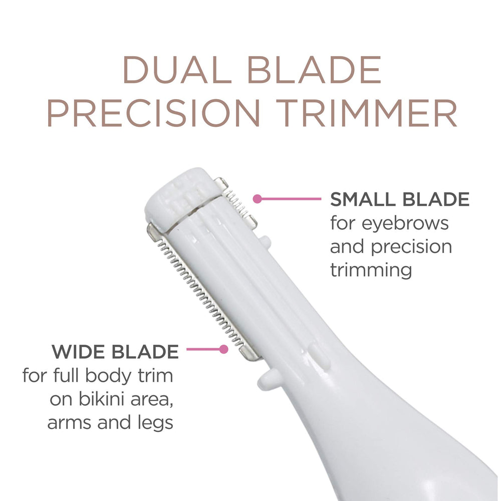 Conair wide blade detail demonstrating smooth coverage for bikini and legs