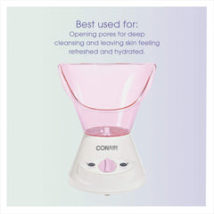 Conair True Glow brush with two attachments, versatile cleansing benefits