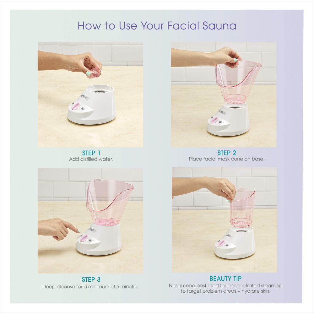 Conair True Glow sponge applying moisturizer, smooth product application benefit