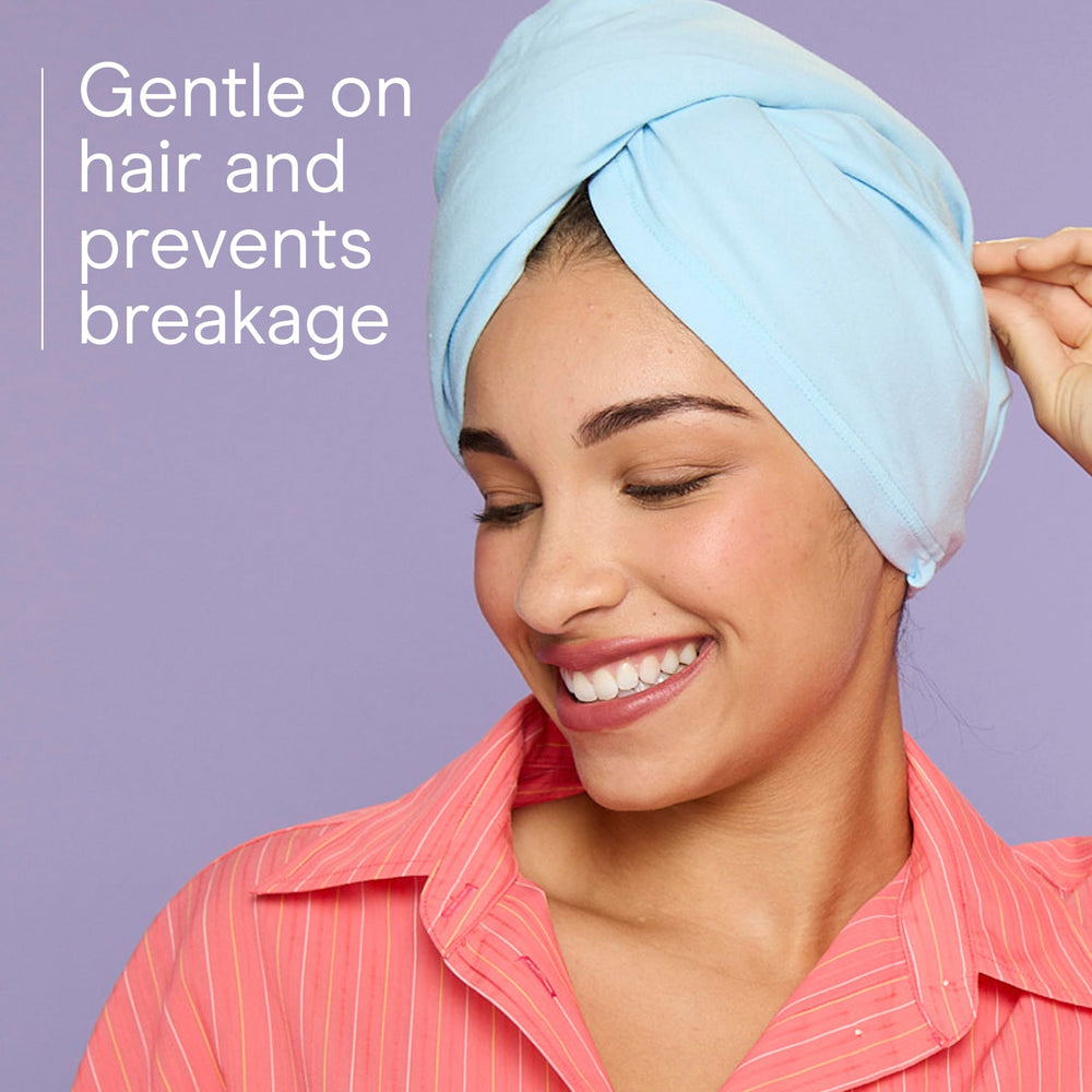 Conair fabric tag close-up highlighting cotton blend and durability benefit