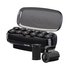 Conair front view of boxed jumbo hot rollers showing full kit benefit