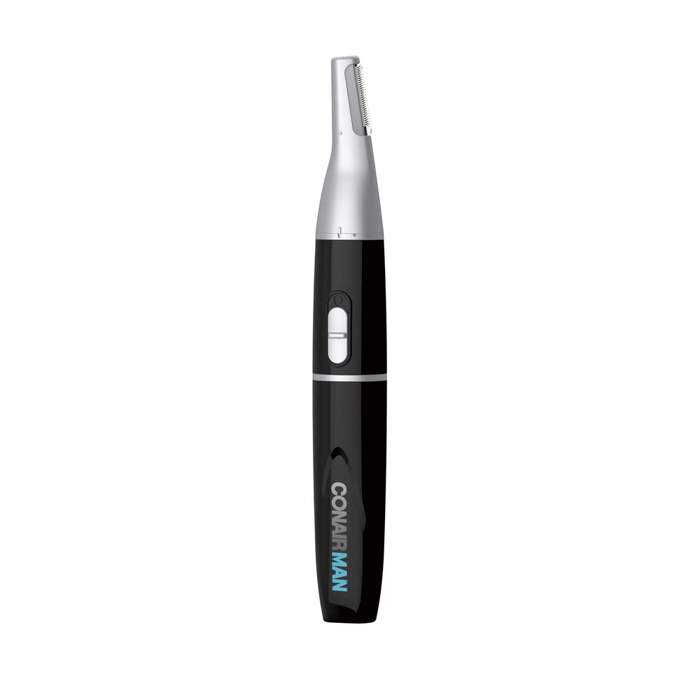 CONAIRMAN front view of trimmer showing compact design and controls for easy grooming