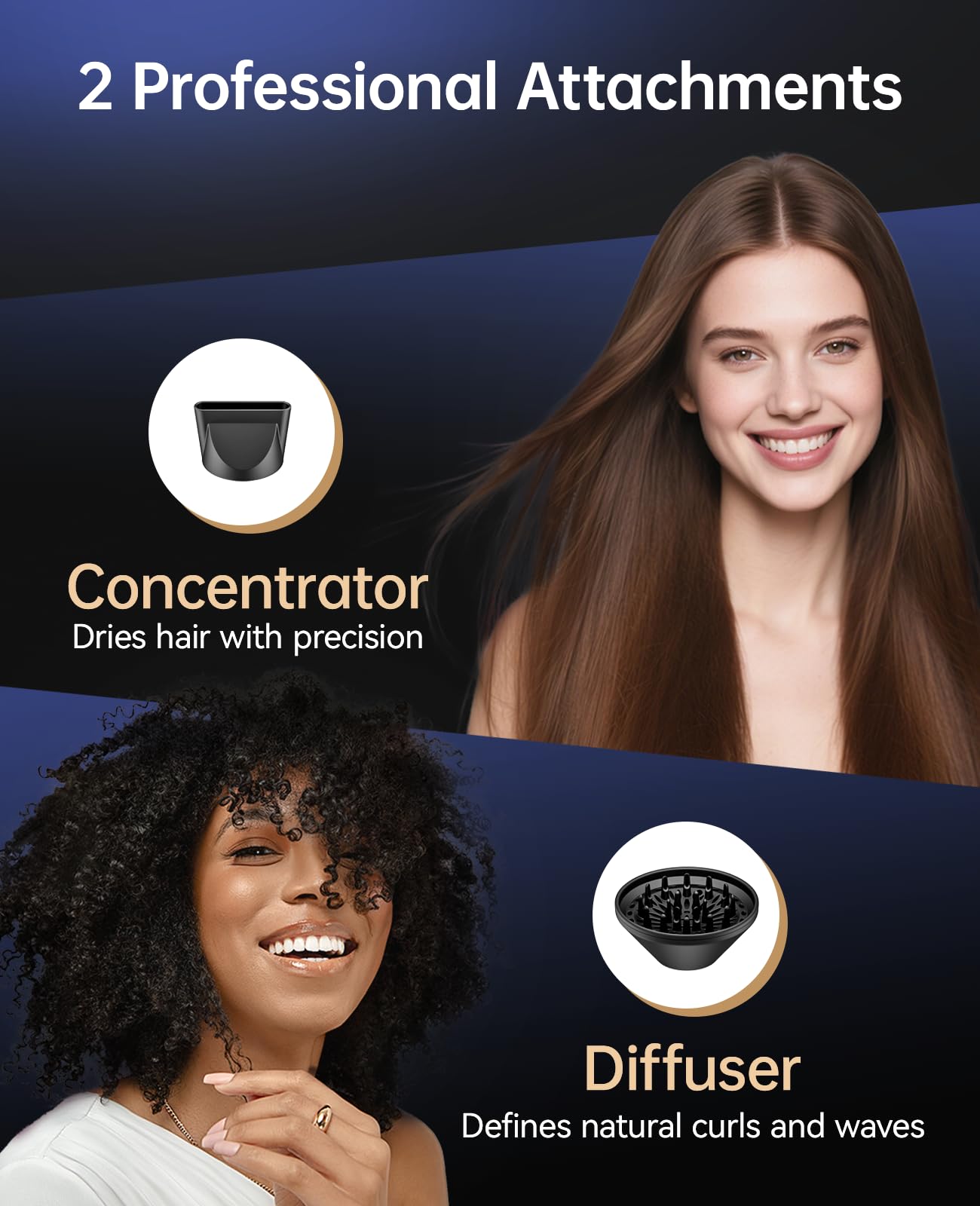 CONFU hair dryer in travel bag lifestyle scene for portability benefit