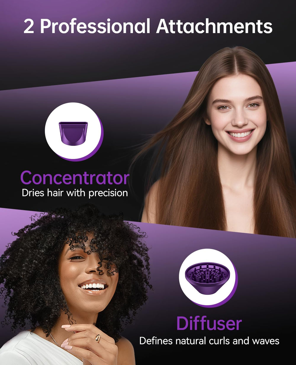 CONFU hair dryer packed in travel bag ready for trips and convenient portability