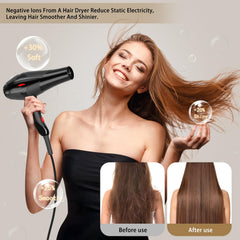 Conhaze ergonomic handle for comfortable long styling sessions