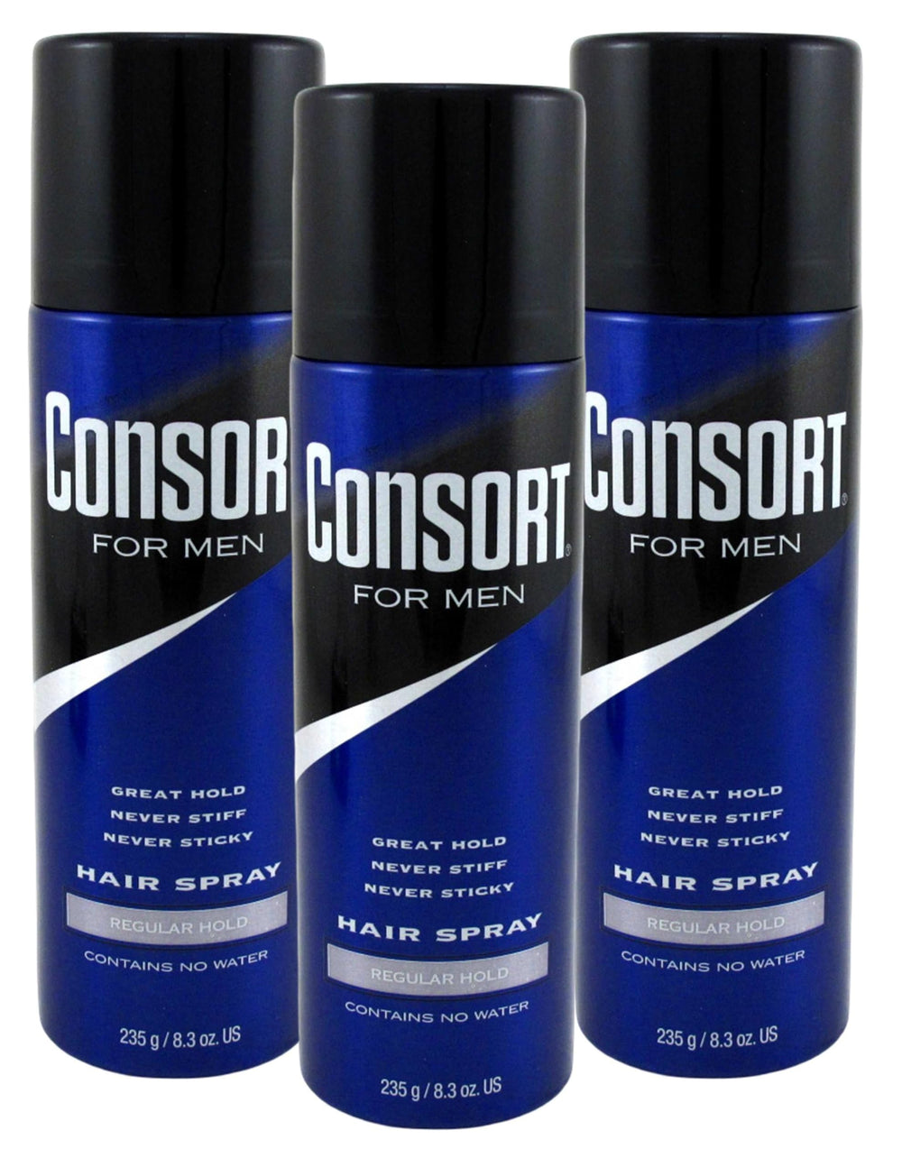 Consort three-pack arranged together highlighting value and consistent performance