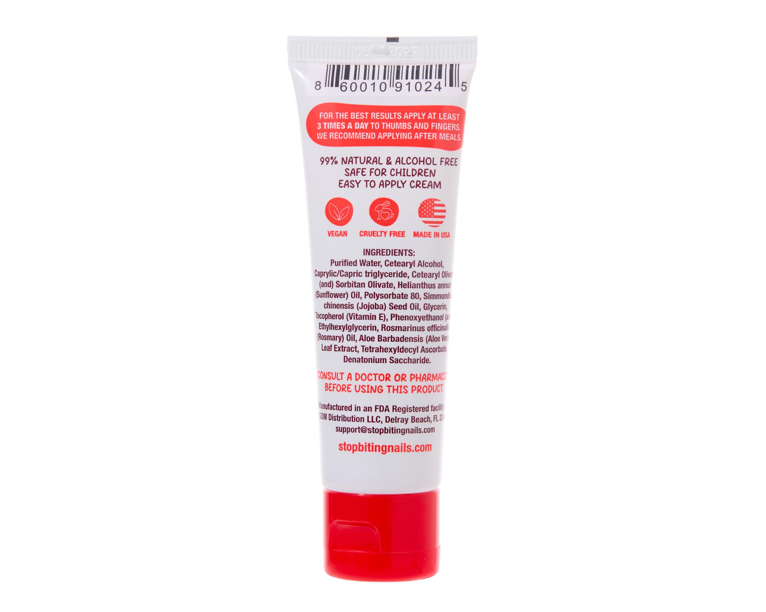 Control-It cream texture close-up showing smooth consistency and gentle formula
