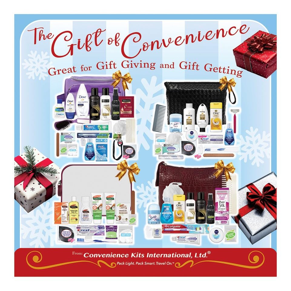 Convenience Kits International Crest toothpaste and covered toothbrush detail for convenient oral care on trips