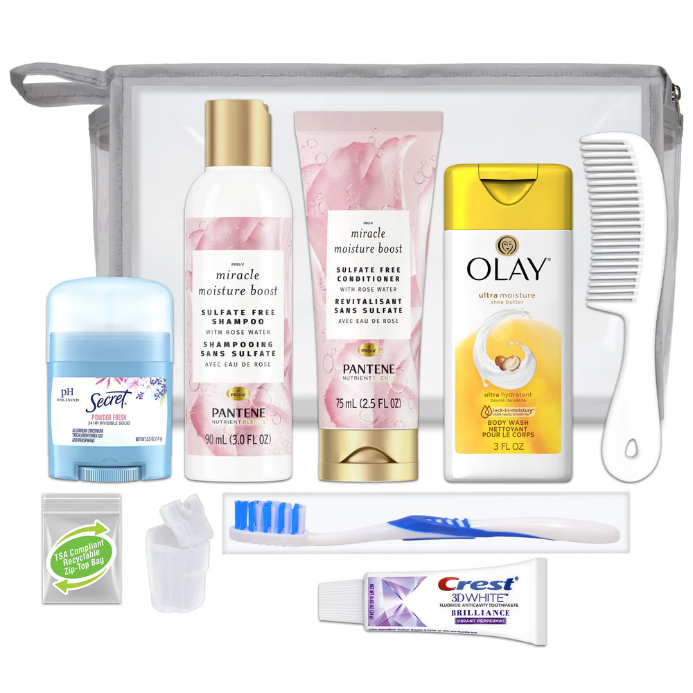 Convenience Kits International front view of closed pouch showing neat travel-ready organization and visibility