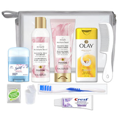 Convenience Kits International front view of closed pouch showing neat travel-ready organization and visibility