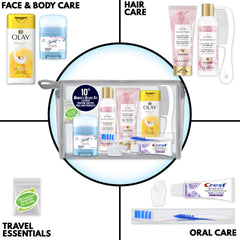 Convenience Kits International open bag displaying all ten items for easy packing and quick access