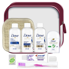 Convenience Kits International front view of full 10pc kit shows organized travel set.