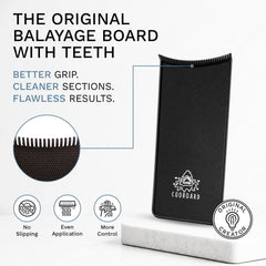 Cooboard underside with teeth visible demonstrating secure section hold