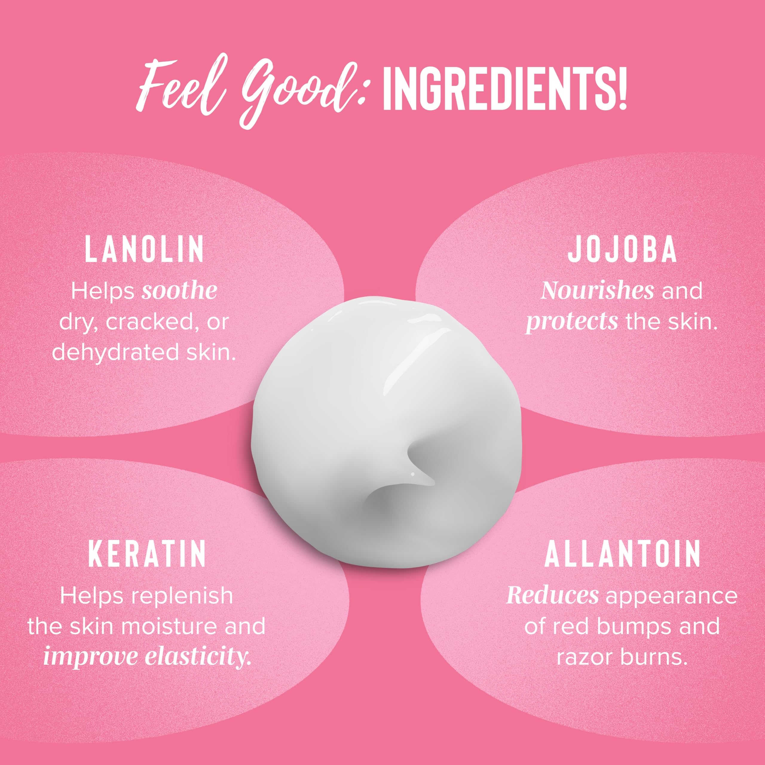 Coochy used underarm in shower demonstrating gentle hydration