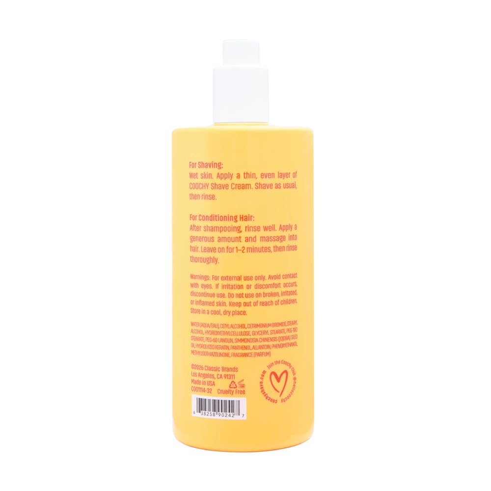 Close-up of jojoba ingredient on Coochy label emphasizing skin-nourishing care