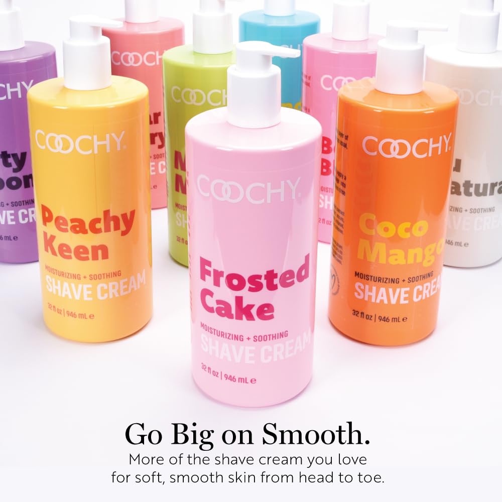 Coochy tub on bathroom shelf in lifestyle scene conveying everyday indulgence