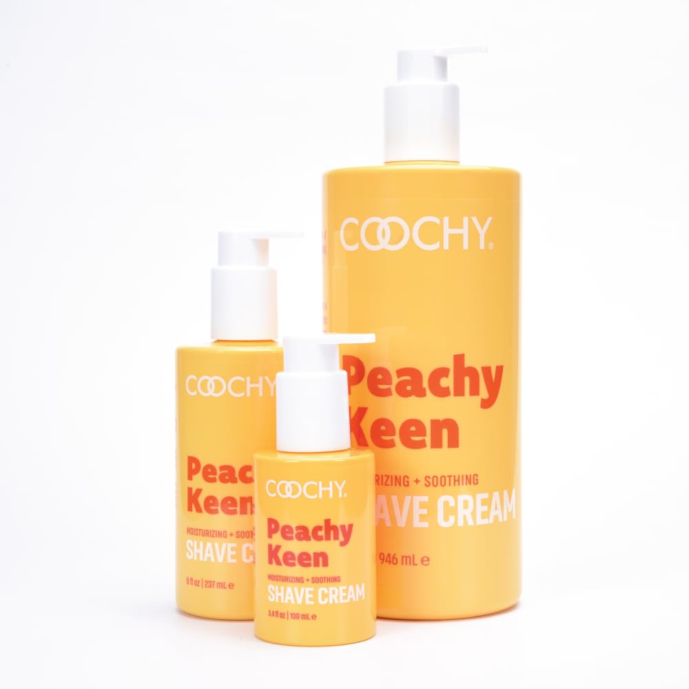 Coochy 32 oz tub beside common items showing generous size and value