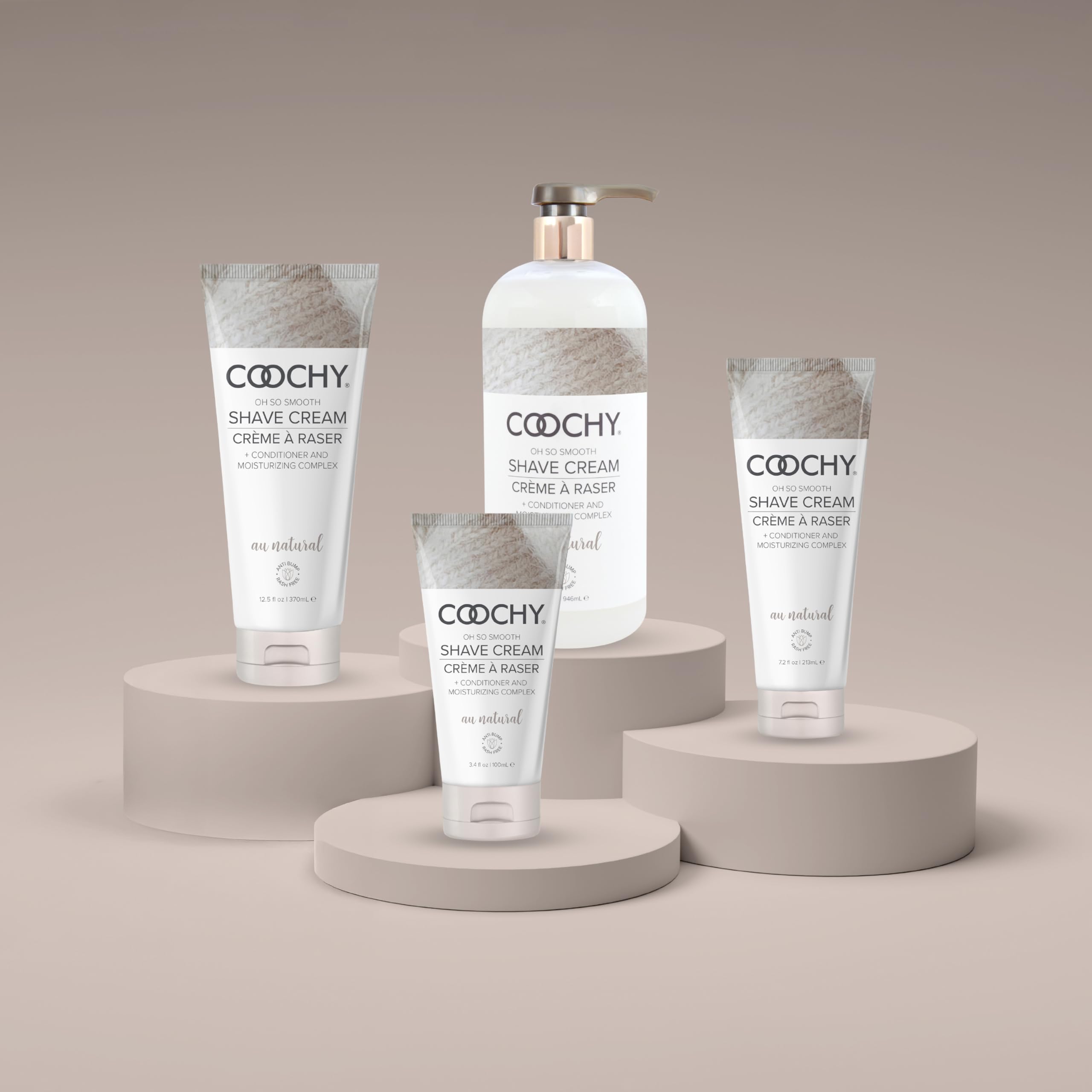 Coochy next to common items showing 12.5 oz bottle scale