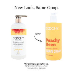 Open Coochy tub with product visible for easy scoop and travel convenience