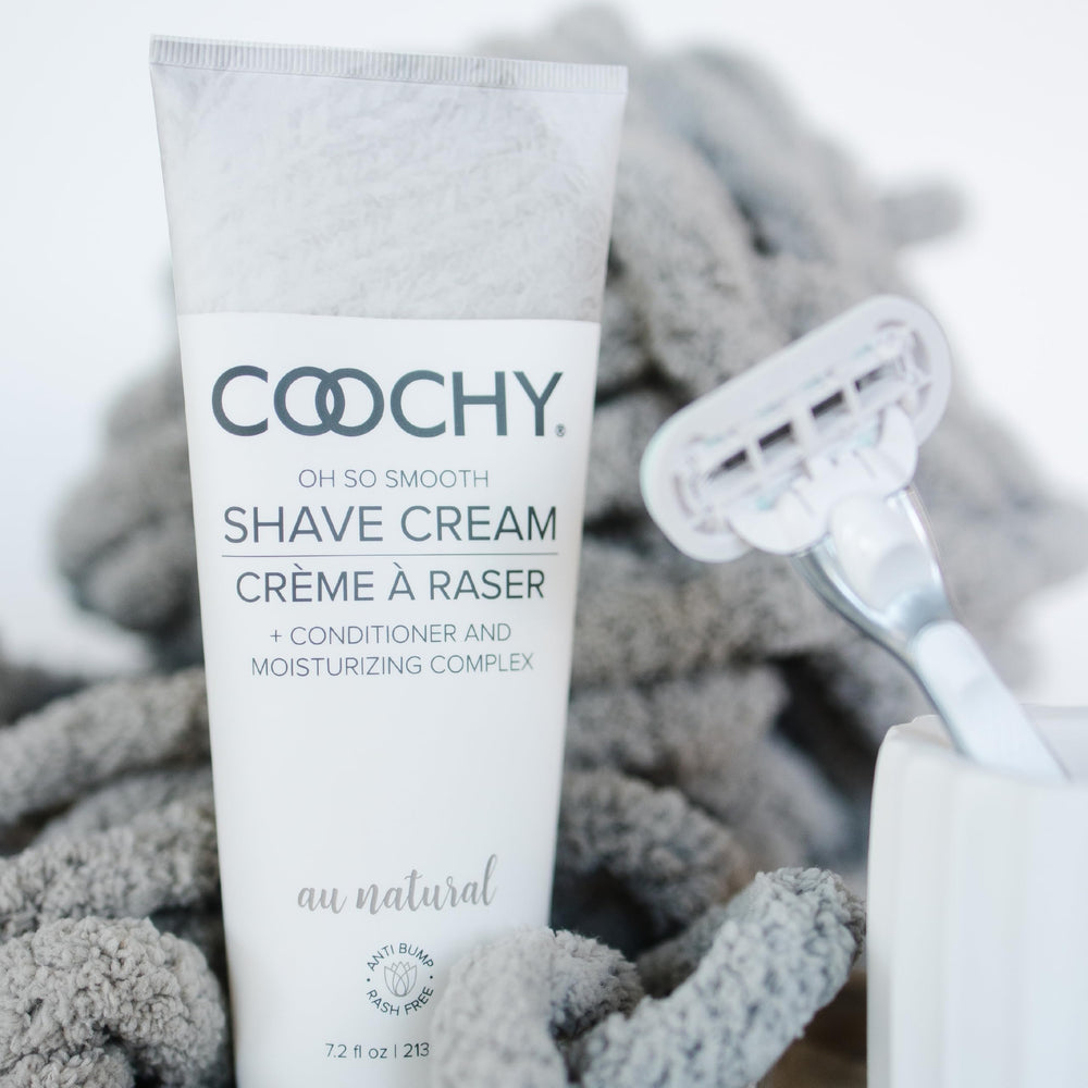 Coochy used underarm shave demonstrating smoother skin finish