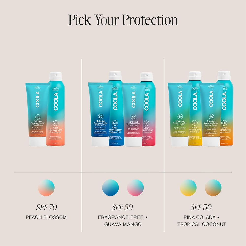 COOLA applied at beach lifestyle scene illustrating active outdoor protection benefit