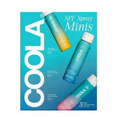 COOLA close-up spray nozzle highlighting quick even application