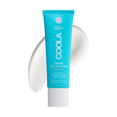 COOLA front packaging showing SPF 50 and white tea scent benefit