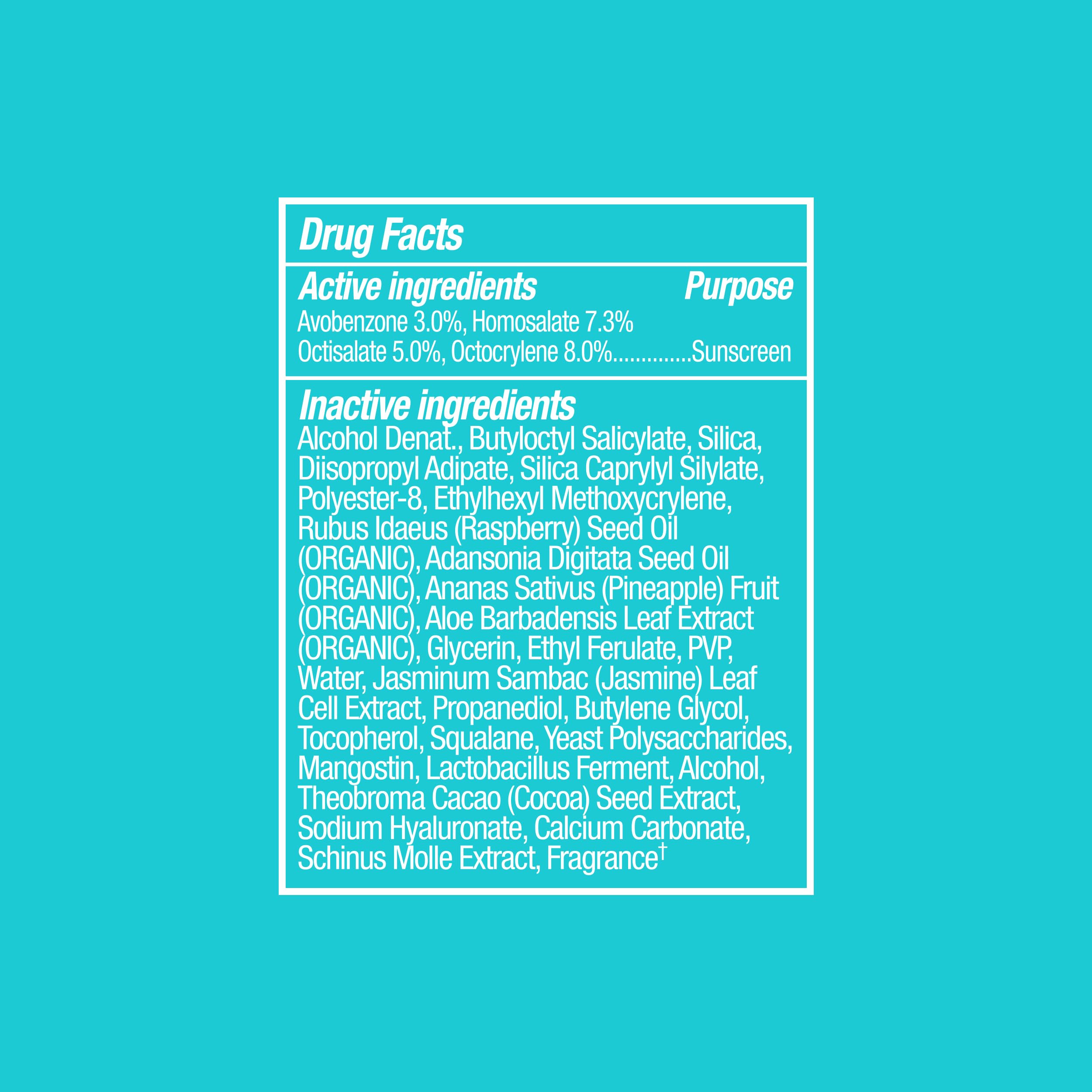 COOLA in outdoor scene protecting skin and refreshing makeup benefit