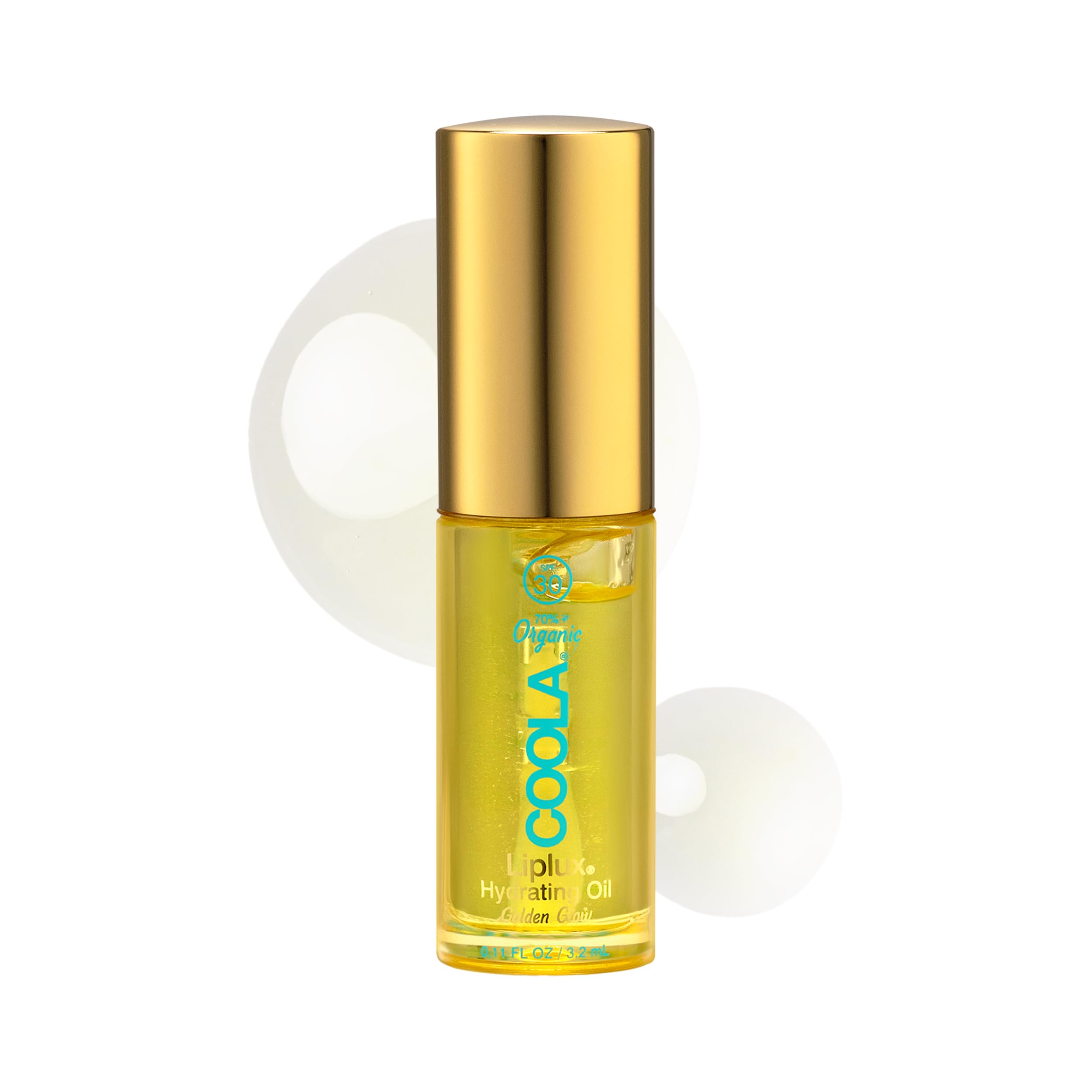 COOLA front packaging showing SPF 30 and hydrating lip oil benefit