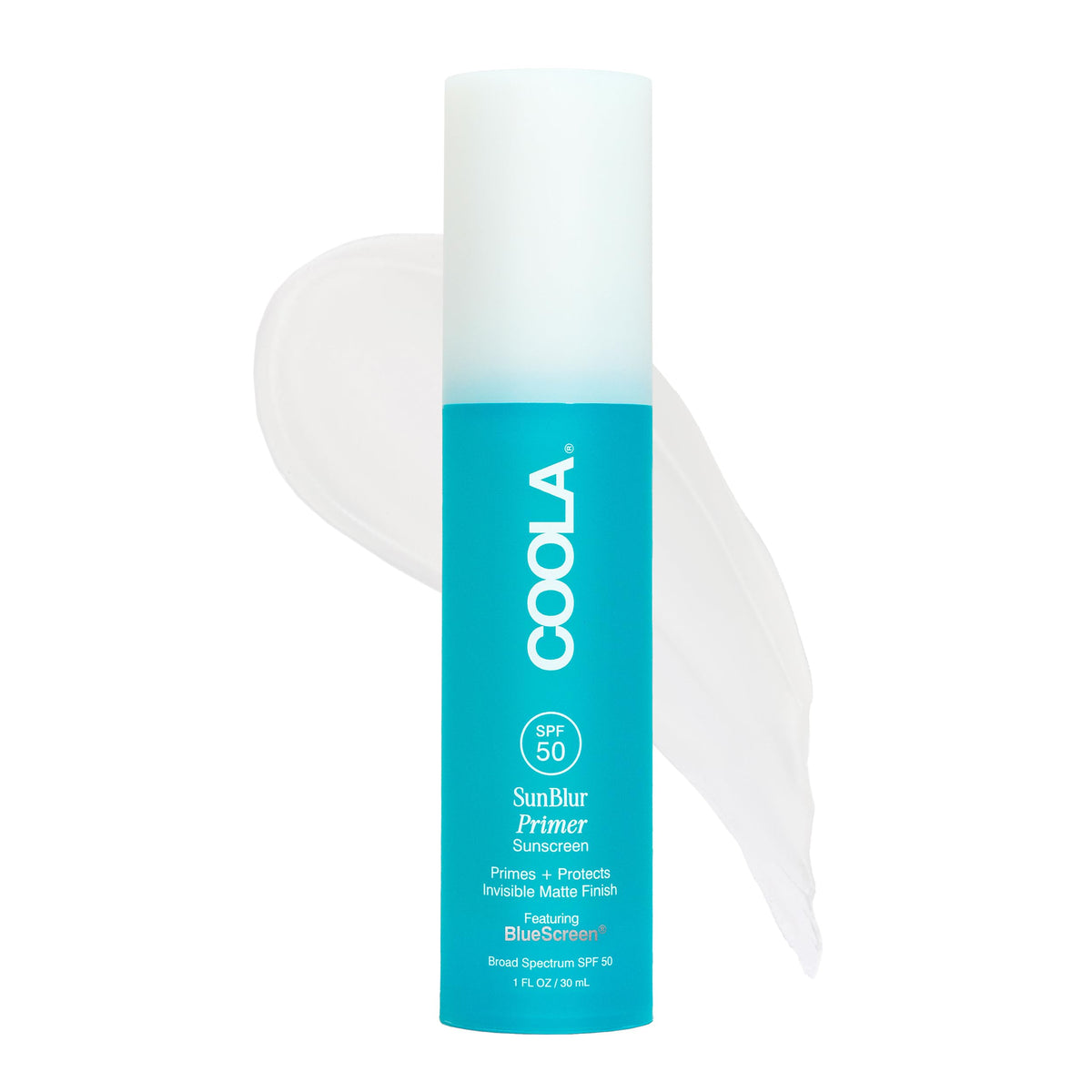 COOLA front packaging showing SPF 50 and primer benefits