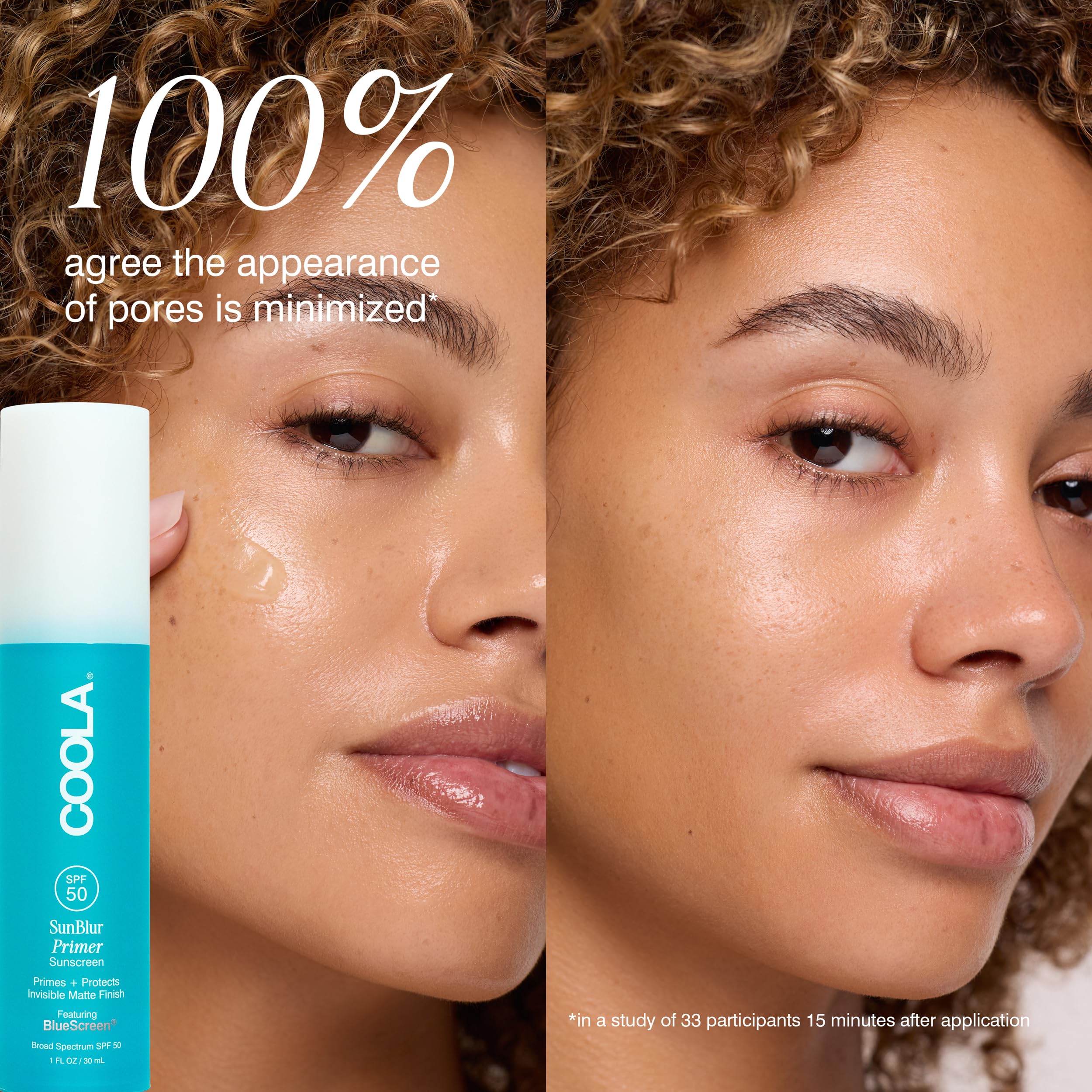 COOLA primer under foundation for longer-lasting makeup wear