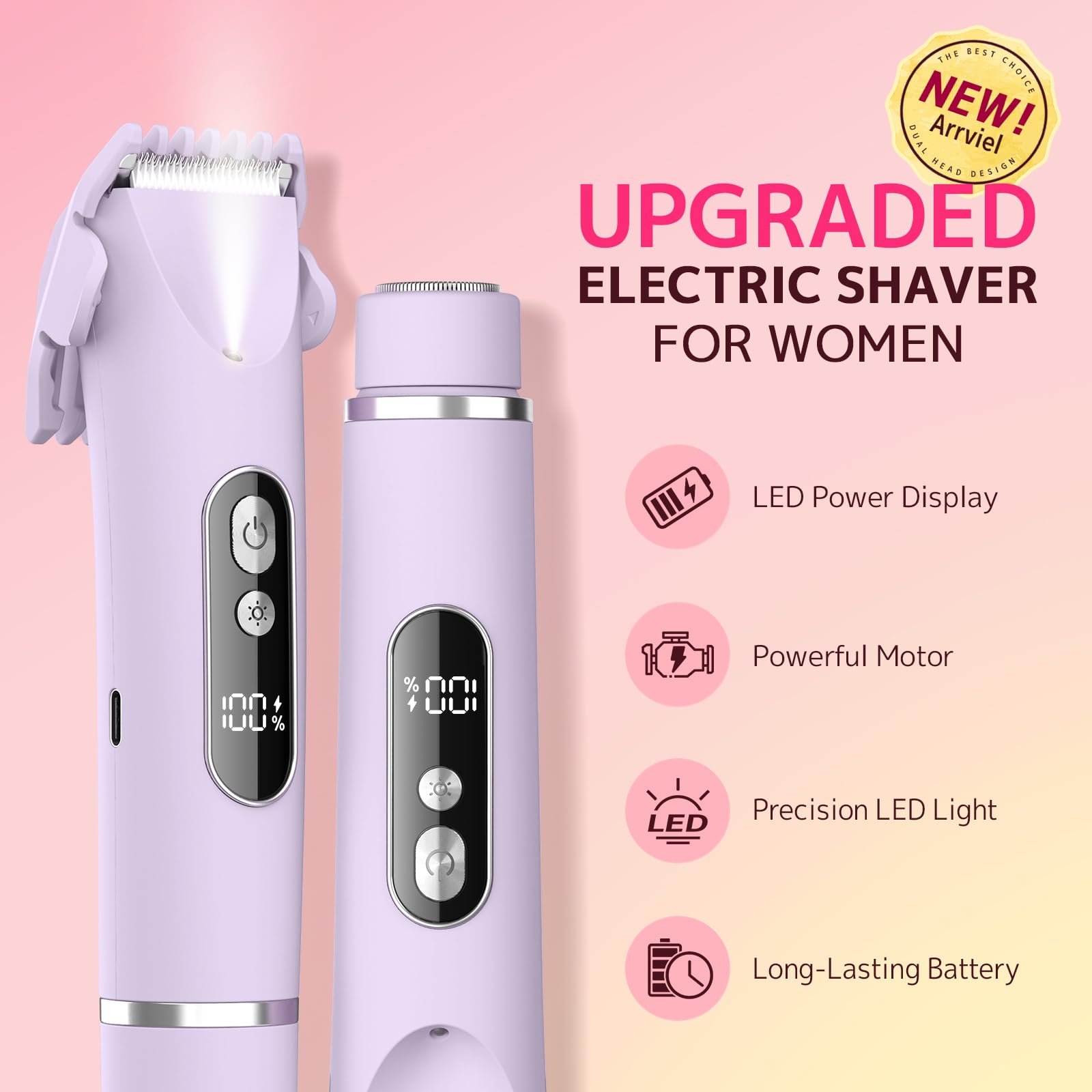 CoolHair trimmer in hand scale showing compact size and ergonomic benefit