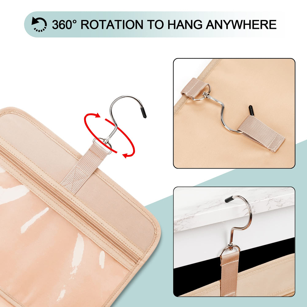 COOSKY lifestyle bathroom setup with hook in use benefit: hangs for easy access