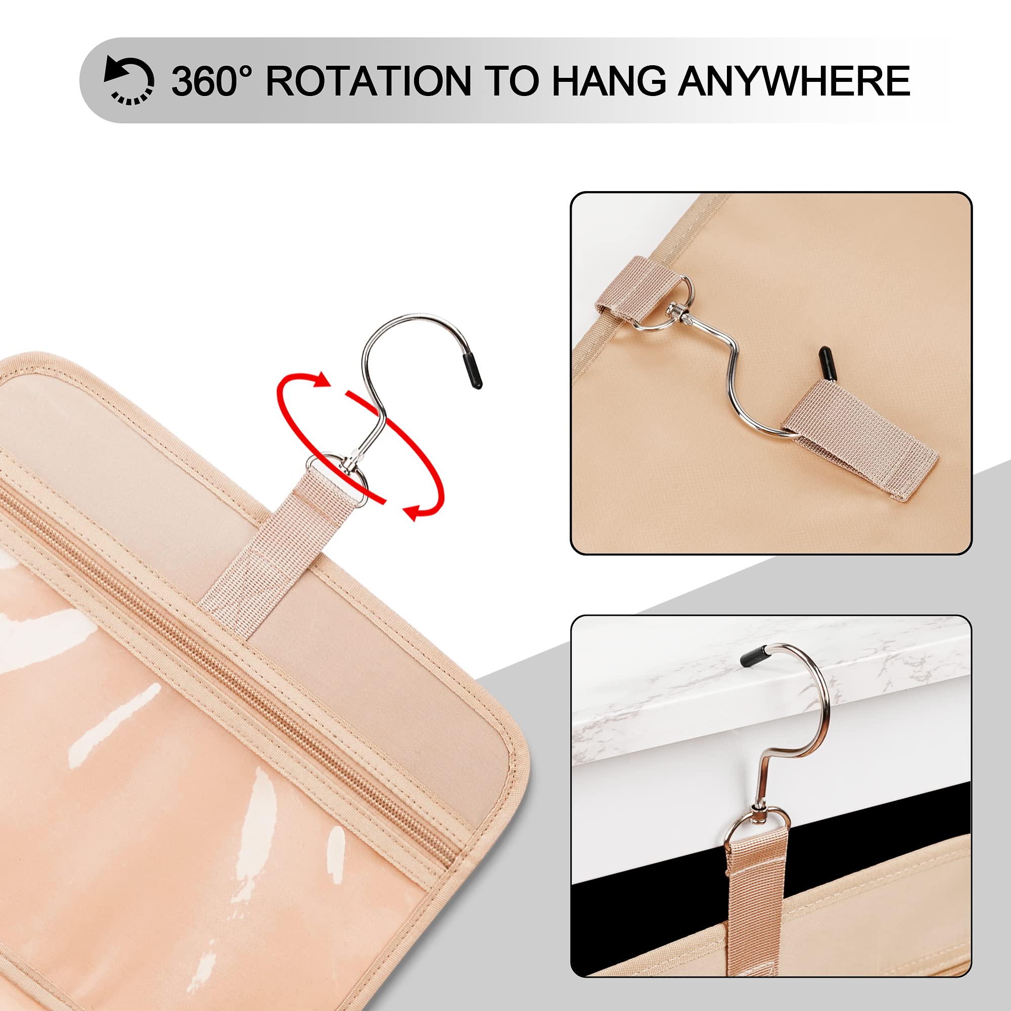 COOSKY hanging in a bathroom showing easy access and space-saving setup