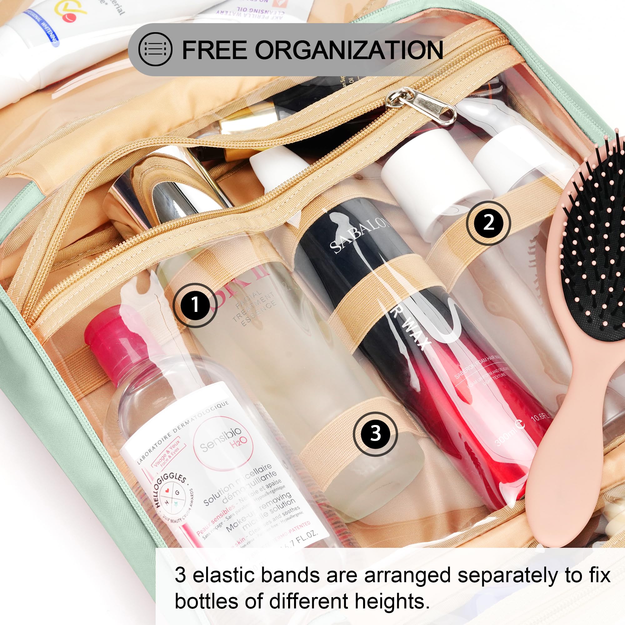 COOSKY trolley strap securing bag to suitcase for hands-free travel